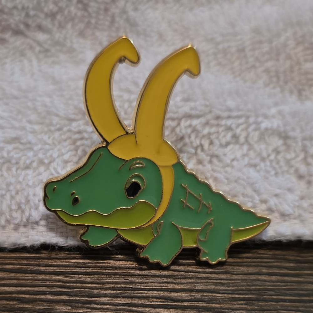 Alligator Loki Variant Enamel Pin